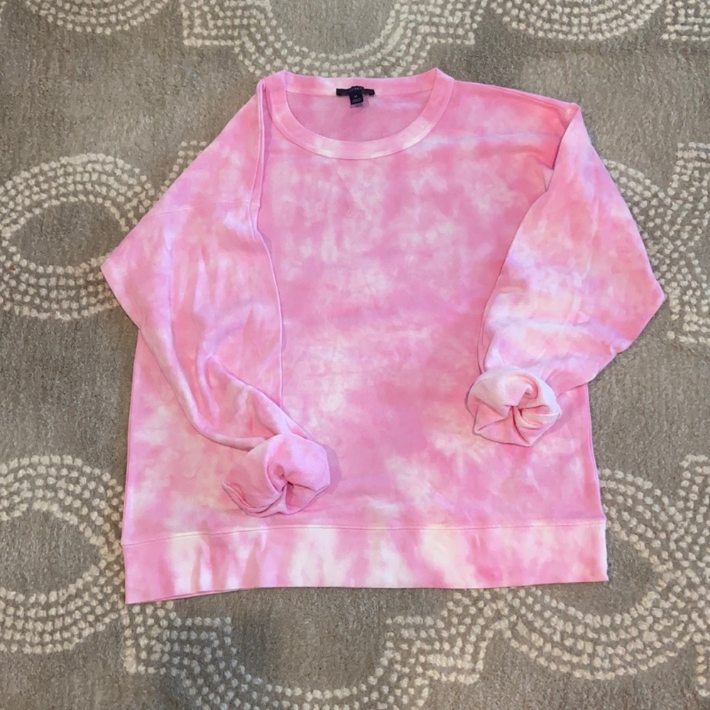 Lightweight tie dye sweatshirt
